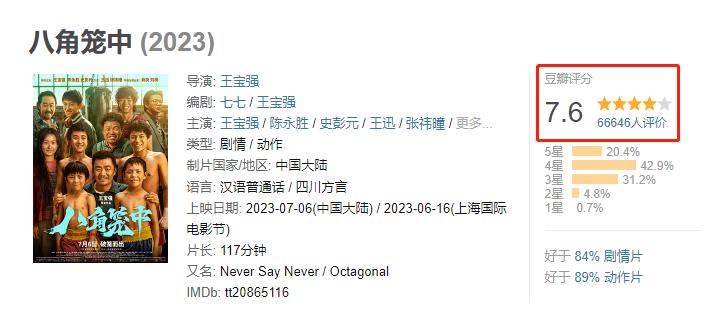 人生不是轨道，而是狂野！这个暑假，建议家长带孩子去看看王宝强的《八角笼中》！
不