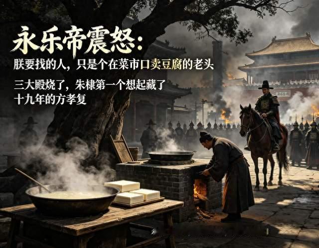 永乐皇帝派了三千锦衣卫，只为找一个在菜市场卖豆腐的老头