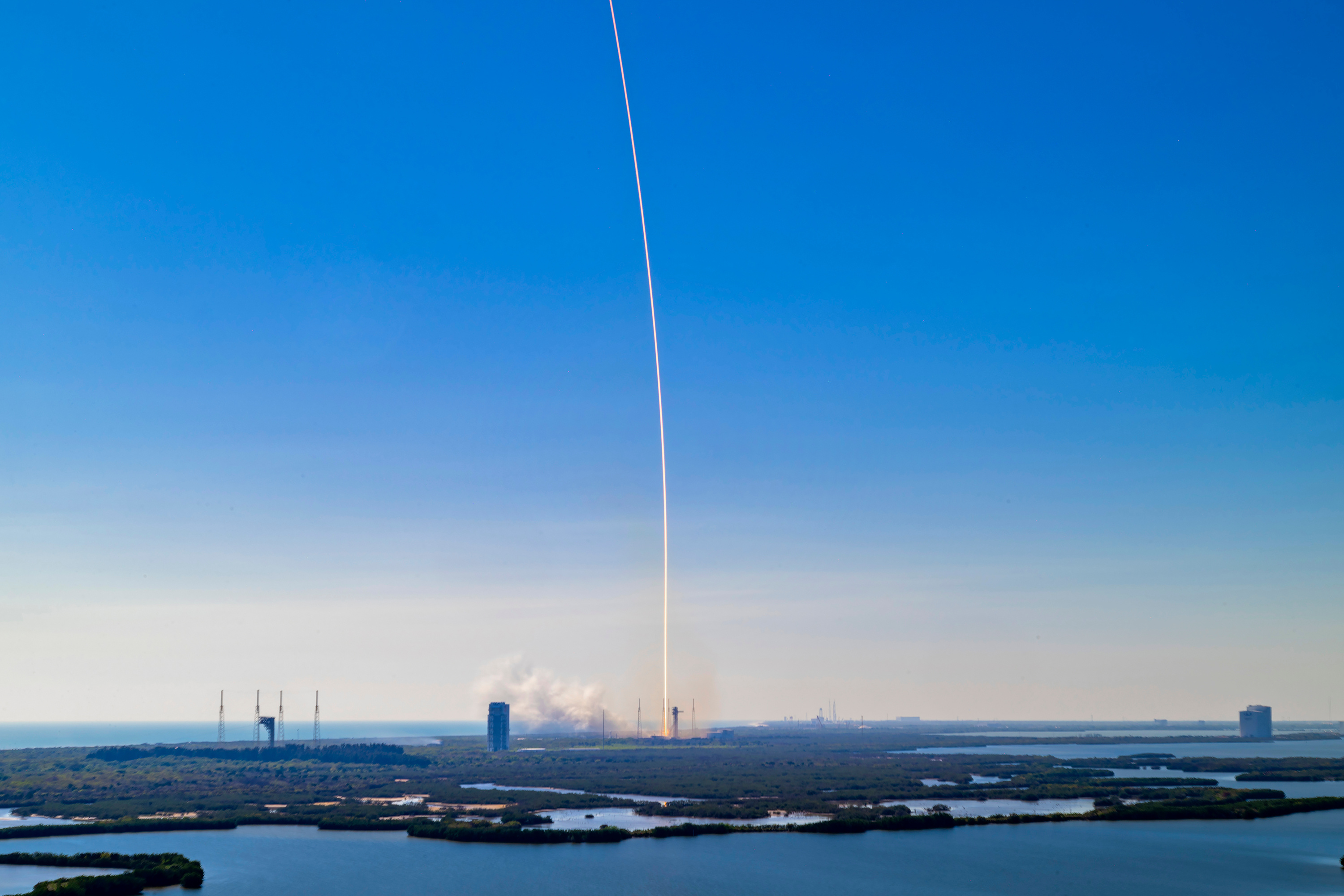今天22:47，SpaceX在卡纳维拉尔太空军基地SLC-40，使用Falcon