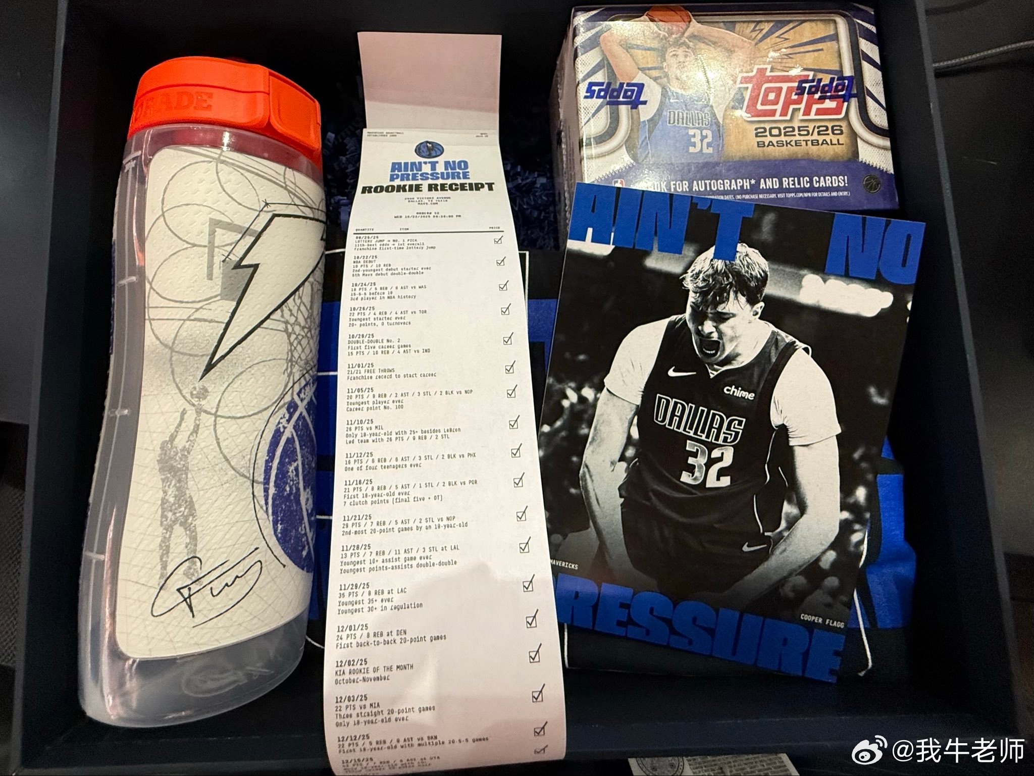 MFFL 我牛官方向媒体人赠送了弗拉格礼盒。湖人vs独行侠41岁詹姆斯独自扛起湖