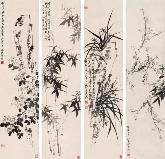笔墨见本心。国画重意境 留白藏万千。以画修心性 笔墨显格局。