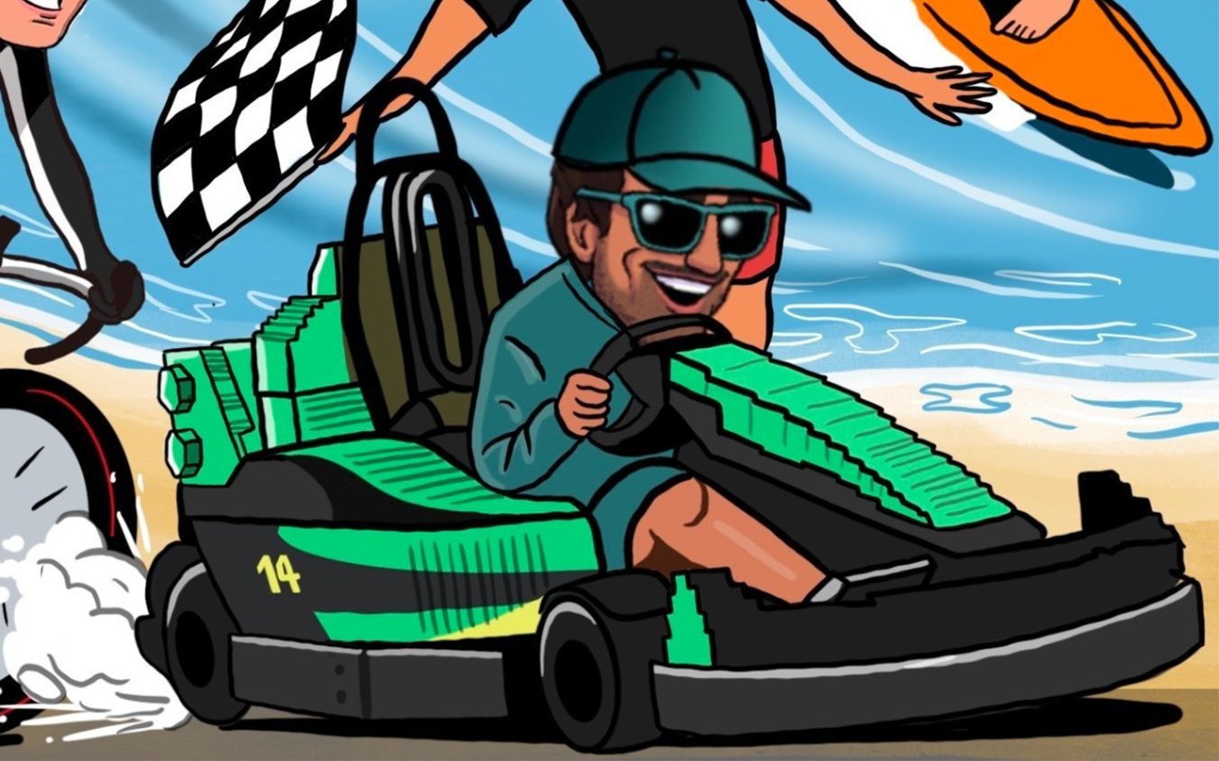 F1 F1夏季海报，只有头哥还在开赛车。 F1阿隆索