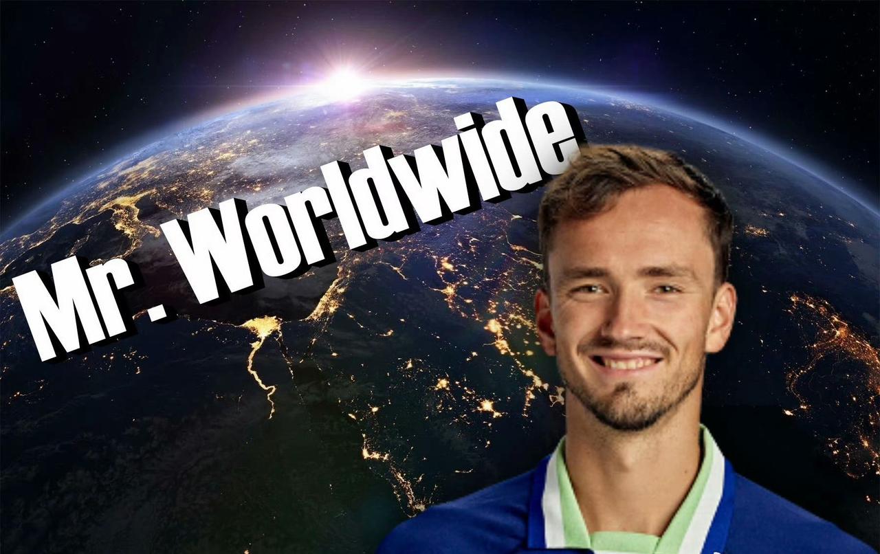 梅德韦杰夫在布里斯班夺得第22冠(来自22项不同赛事)！有趣的是最近两个冠军都是