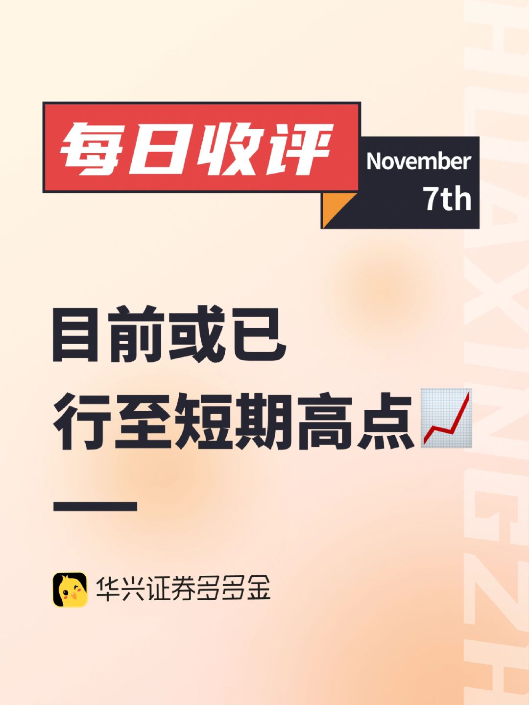 每日收评｜目前或已行至短期高点
