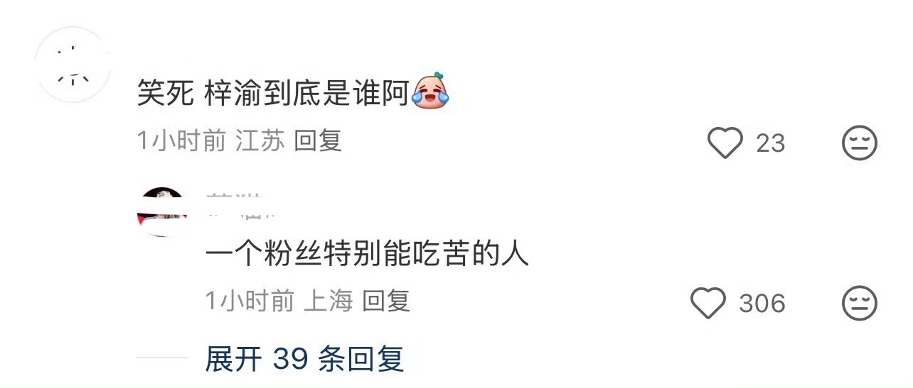 ：梓渝到底是谁啊？：一个粉丝特别能吃苦的人。 ​​​