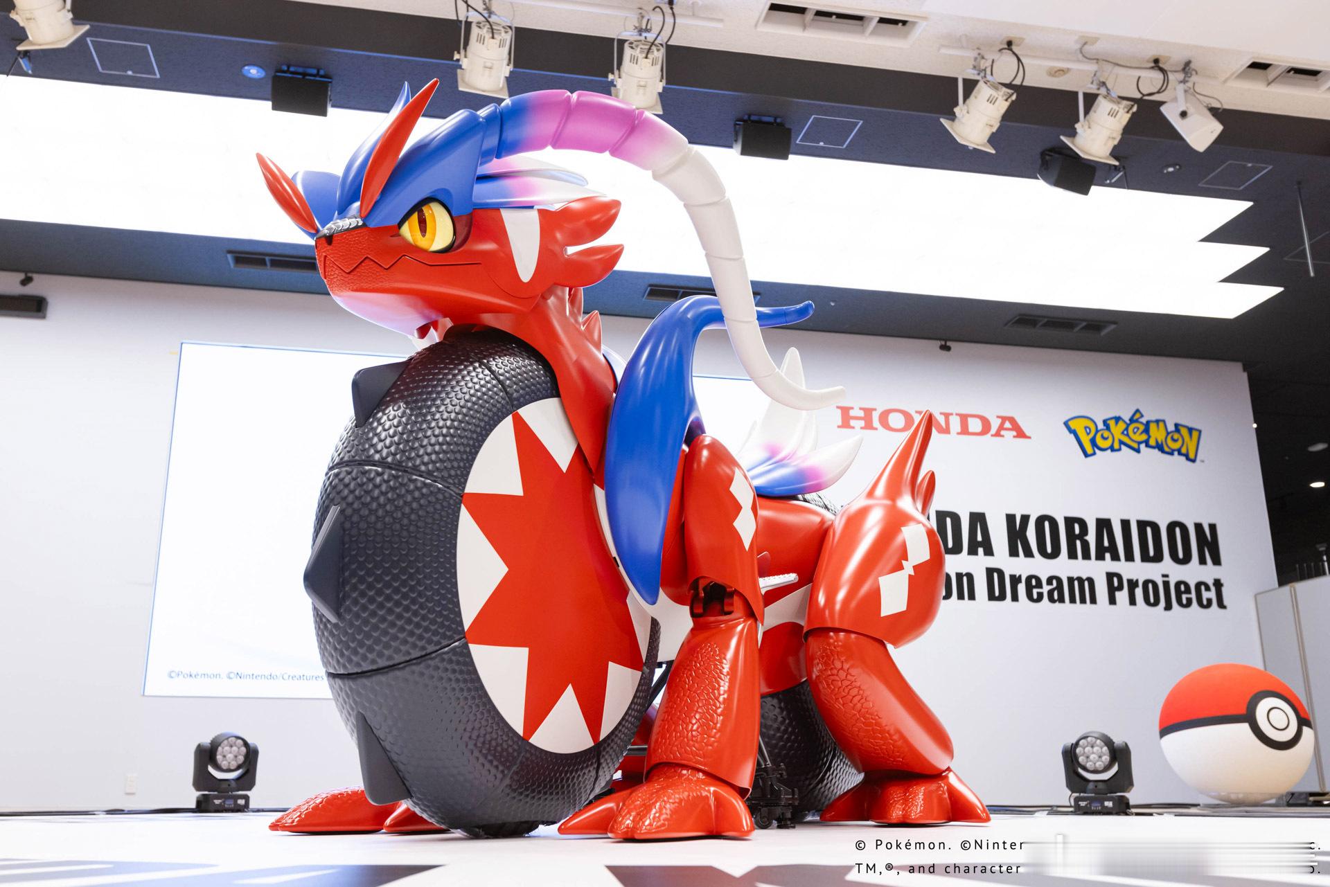 本田展台这么刺激，感觉是动漫联名了，希望有手办可以买一个。东京车展 ​​​