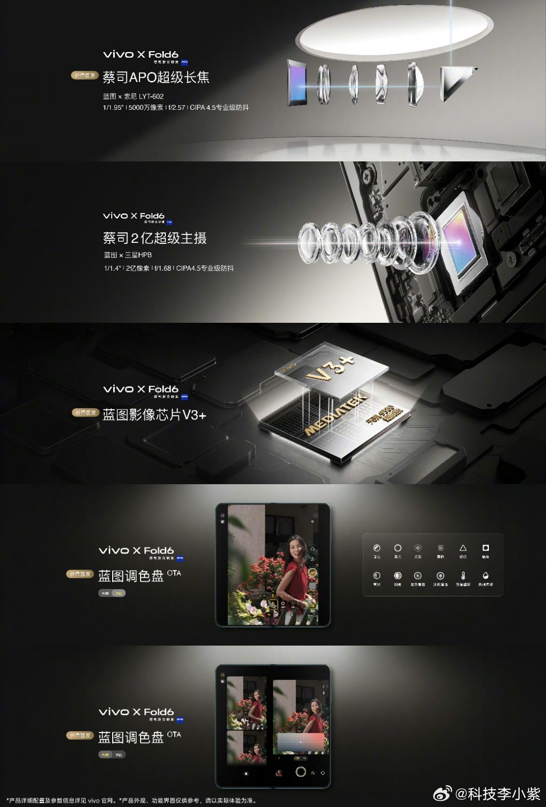 谁再说折叠屏拍照不行？vivo X Fold6直接把旗舰影像焊在大屏上！vivo