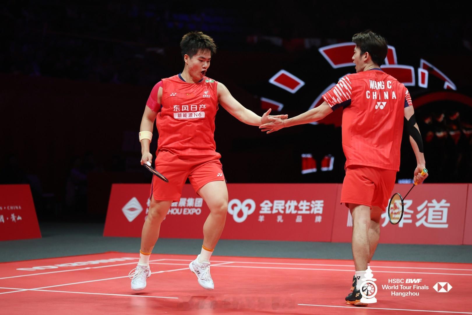 2025年世界羽联年终总决赛 梁王组合逆转晋级决赛梁伟铿 / 王昶 10-21 