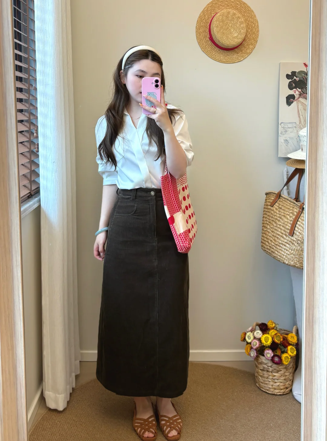 📮周五穿又好看又通勤的白衬衫➕半裙！