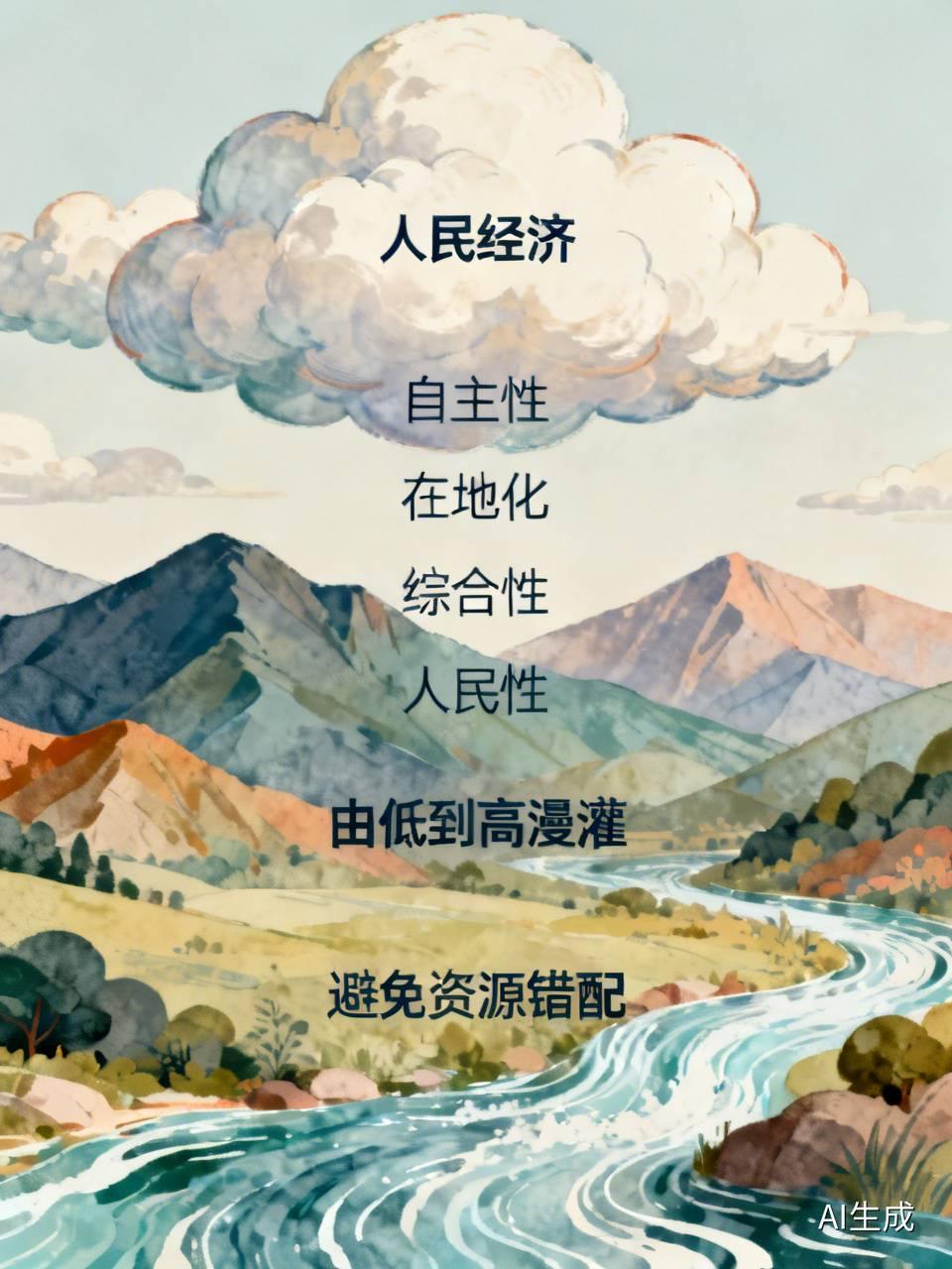 温铁军提出的“人民经济 ”，核心概括起来就是四个核心特征：自主性、在地化、综合性