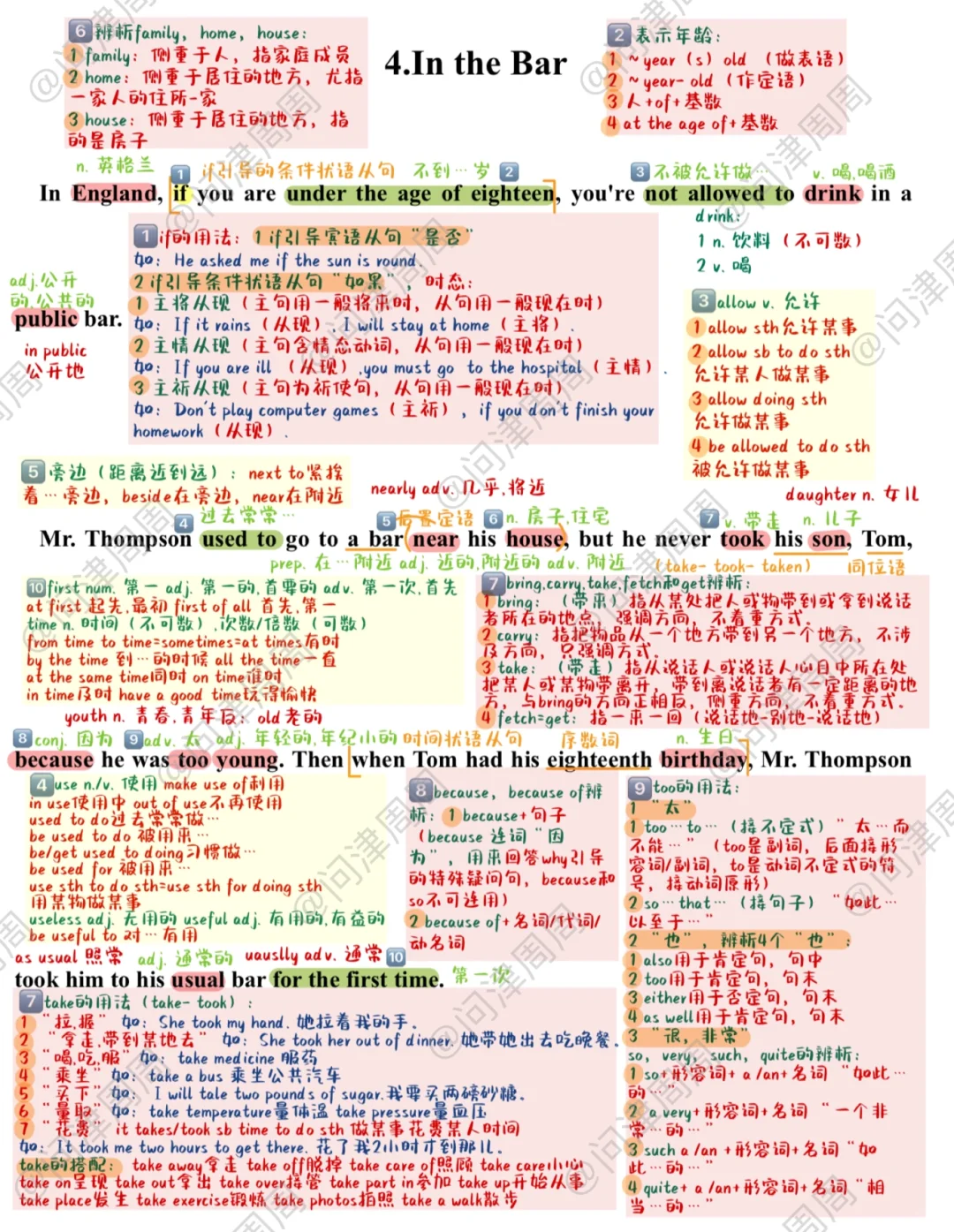 70篇短文搞定中考1600词汇精解+练习(第4篇