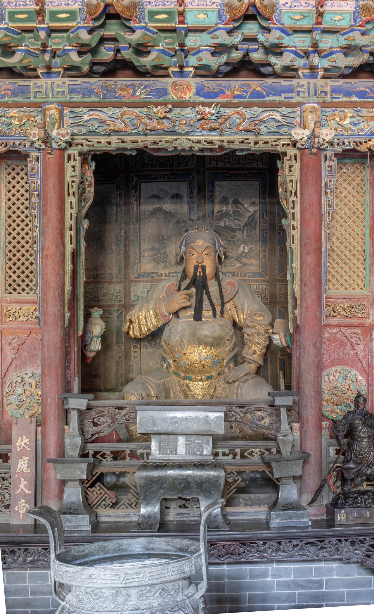 图书组稿素材！禁止商用
国三  解州关帝庙，始建于隋开皇九年(589年)，宋代重