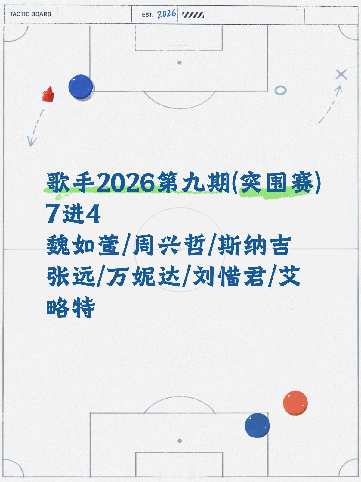 歌手歌手2026第九期突围赛(7进4)歌手‖ 