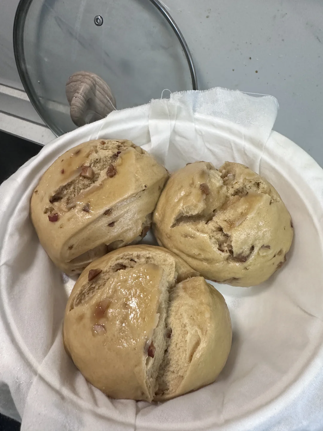 第一次红糖馒头成功！！