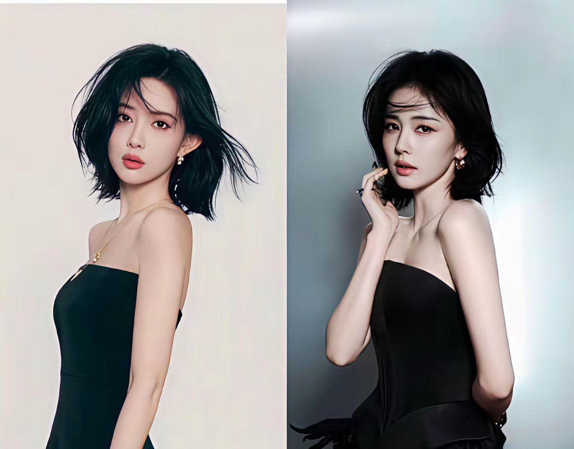 同样的妆造，为什么孟子义这么时尚，而白鹿总有点奇怪呢 