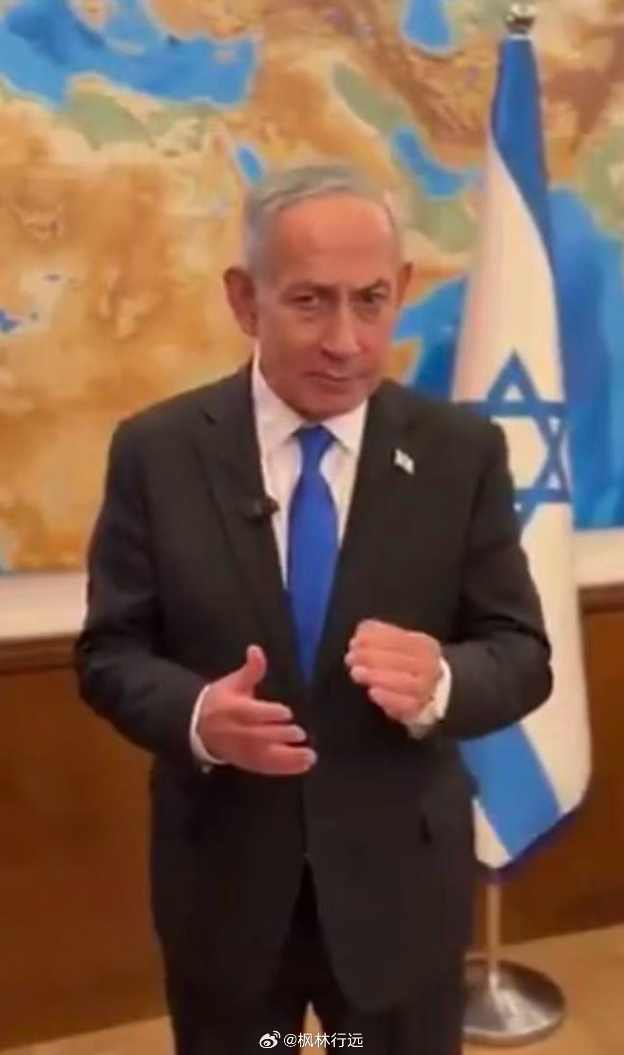 🇮🇱🔥🇮🇷🇱🇧以色列总理新闻发布：以色列有权自卫，目前没有进攻黎巴