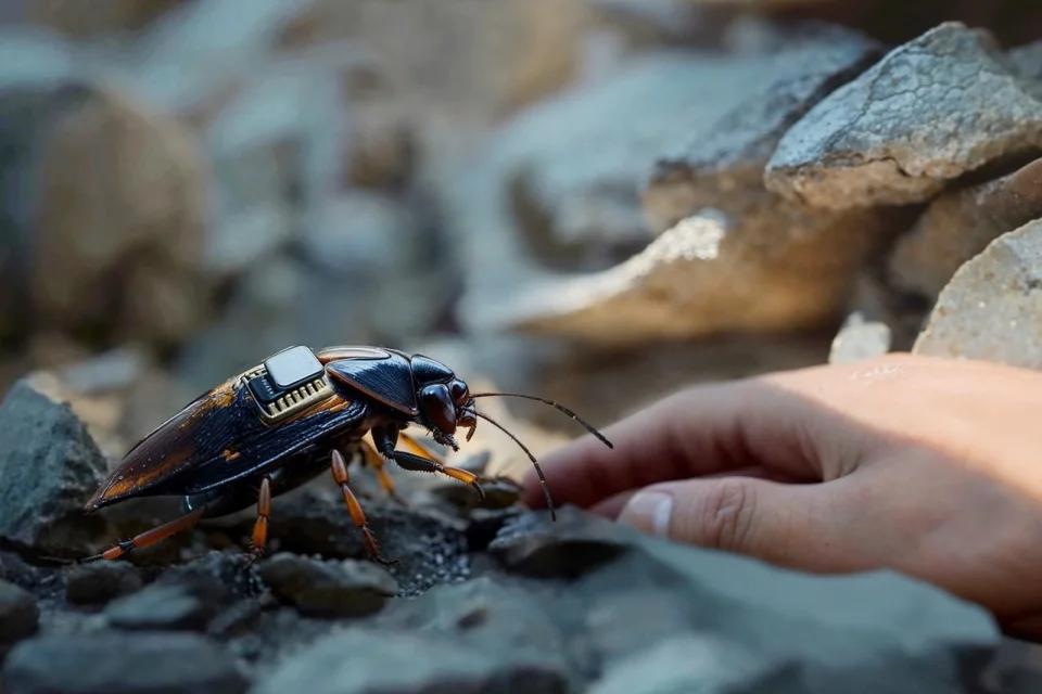 你家的蟑螂可能是个间谍！德国军方正在测试"蟑螂特工"，让这些小家伙背着摄像头、麦