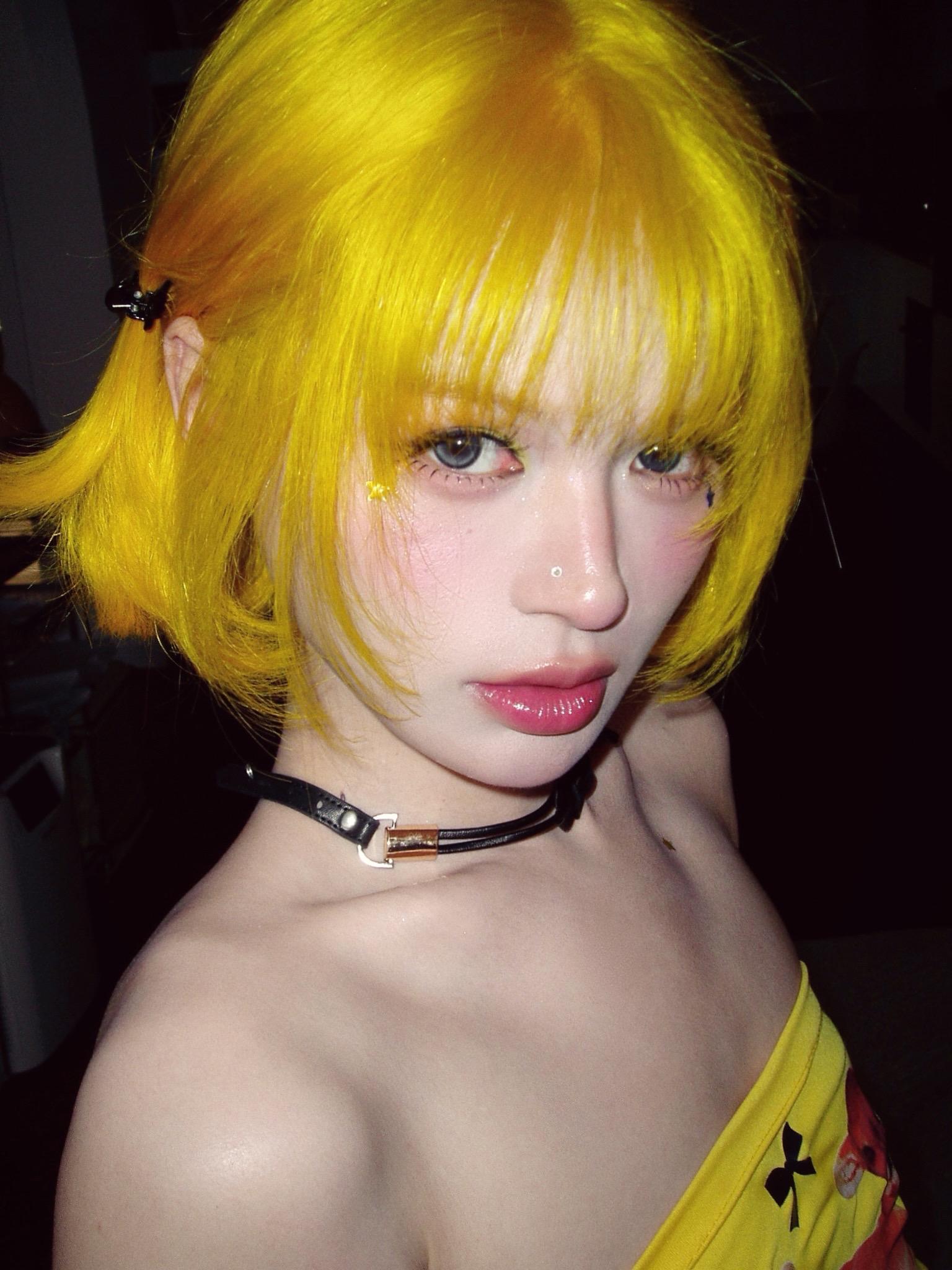 🍋🍋 ૮ ˘･з･ ა"！