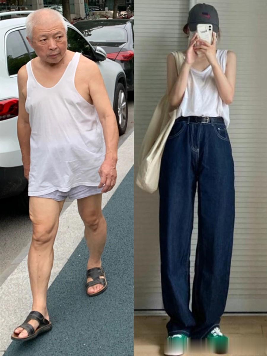 谁能想到30块一件的“老头衫”，竟然在时尚圈火了！搭对还挺时髦
老头开衫火了，经