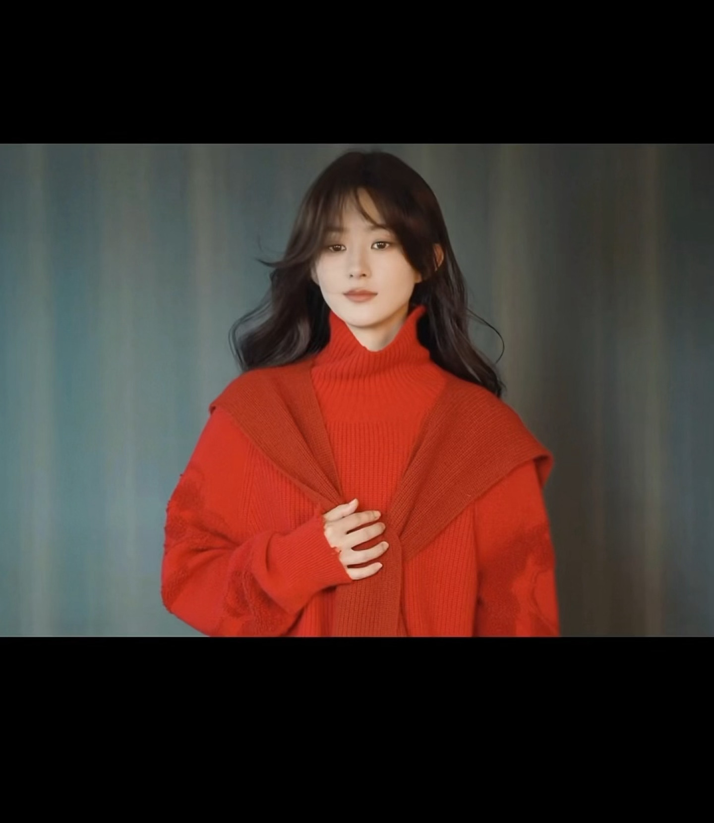 赵丽颖温柔红衣 ｜赵丽颖 就这么美 