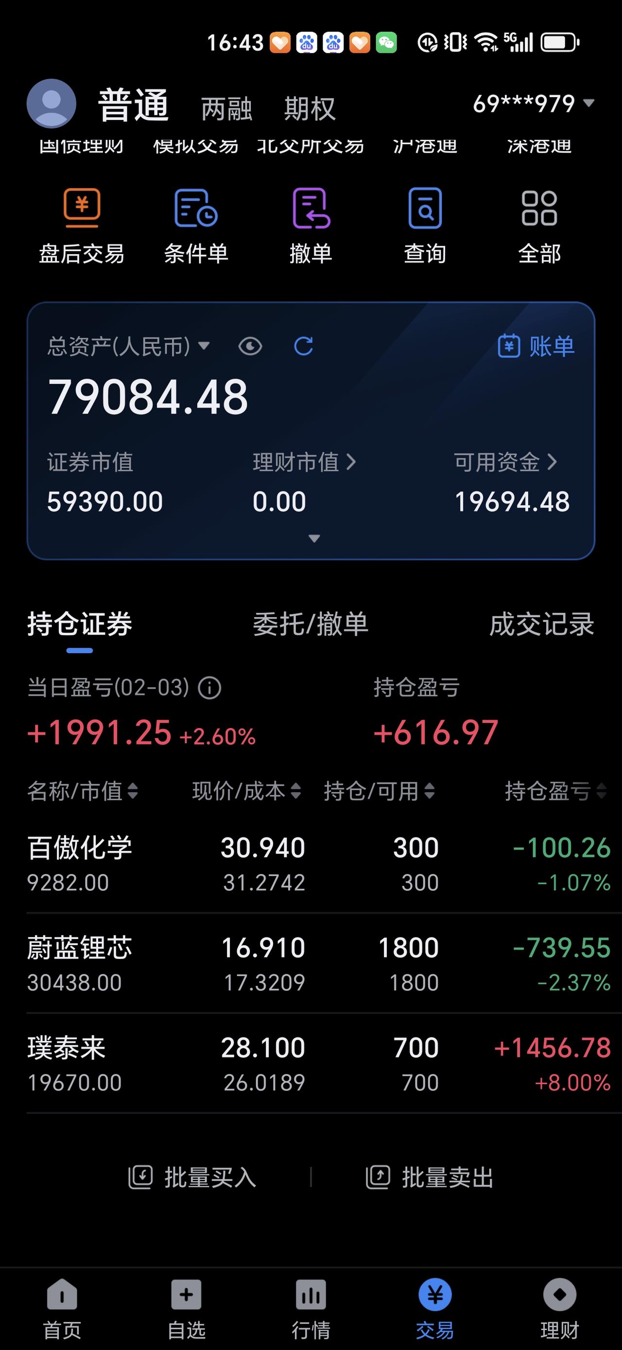 昨天亏的钱都回来了！

昨天上证指数大跌，百点长阴，收盘于4016点。市场弥漫着