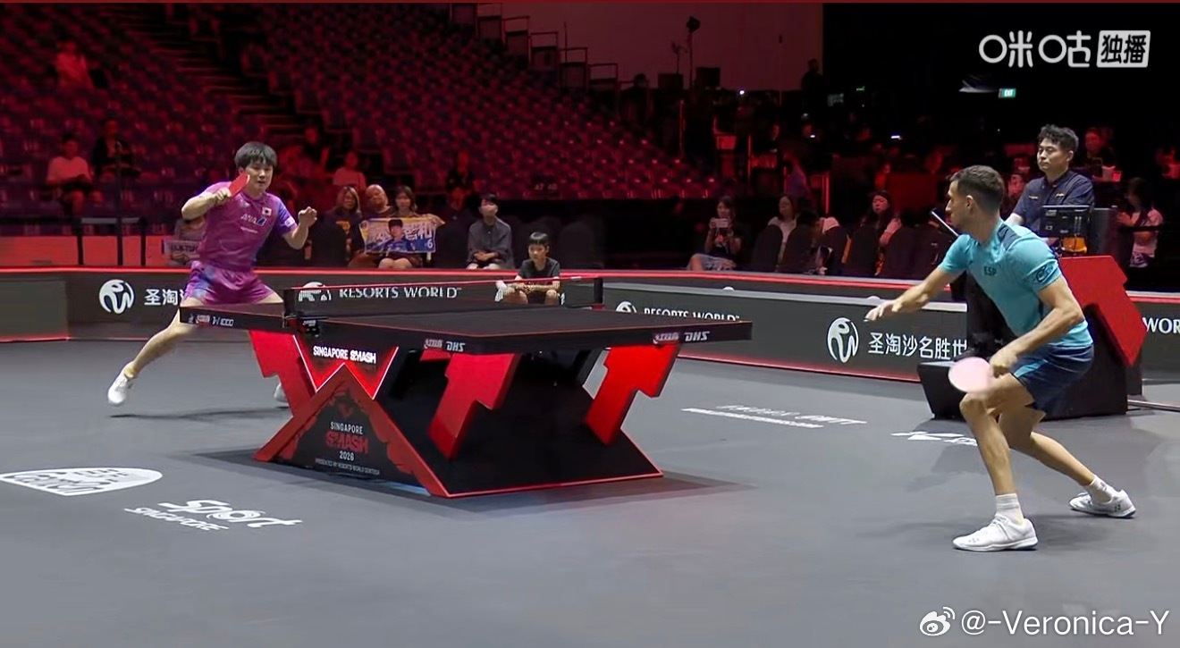 张本智和1-1罗布勒斯冰柚2-2泰妹泰妹双打啥时候这么厉害了