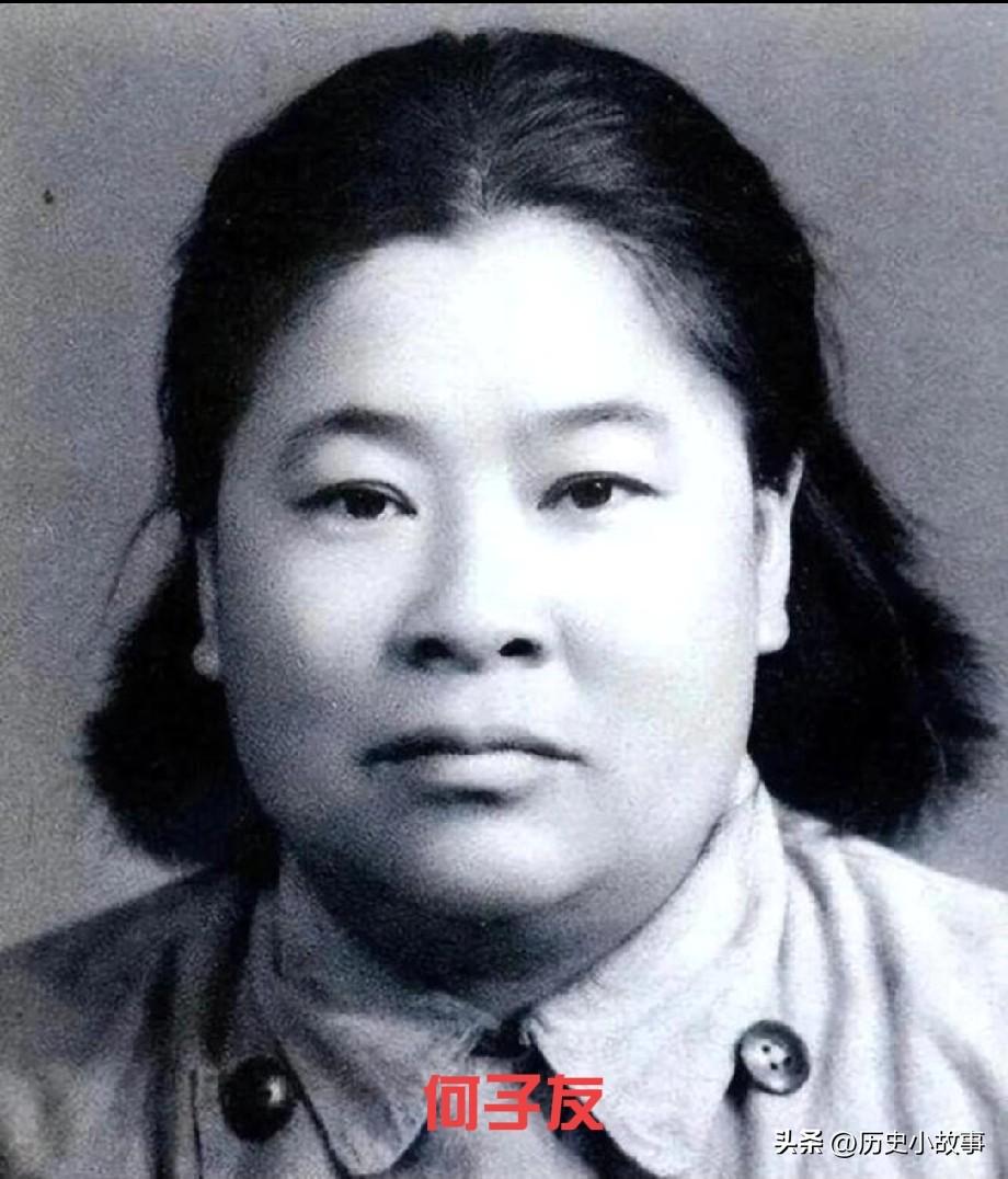 1935年，土匪黑七提出要与红军单挑，何子友去迎战，她对黑七说：