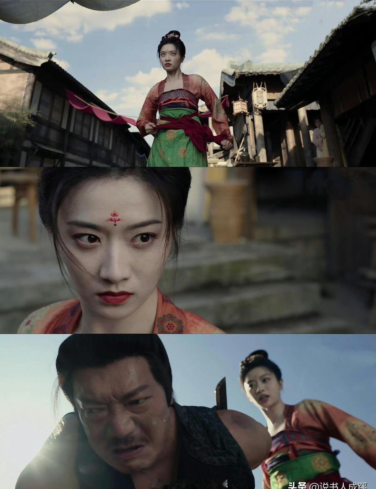 褚樱桃这角色，真·破圈了。
不靠美貌，靠本事吃饭。
飞镖准、拳脚狠，还爱买买买。