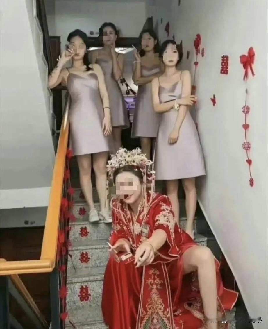 这样的美女大家觉得给多少彩礼，娶回家比较合适呢？
看这位新娘很懂生活，感觉大大咧
