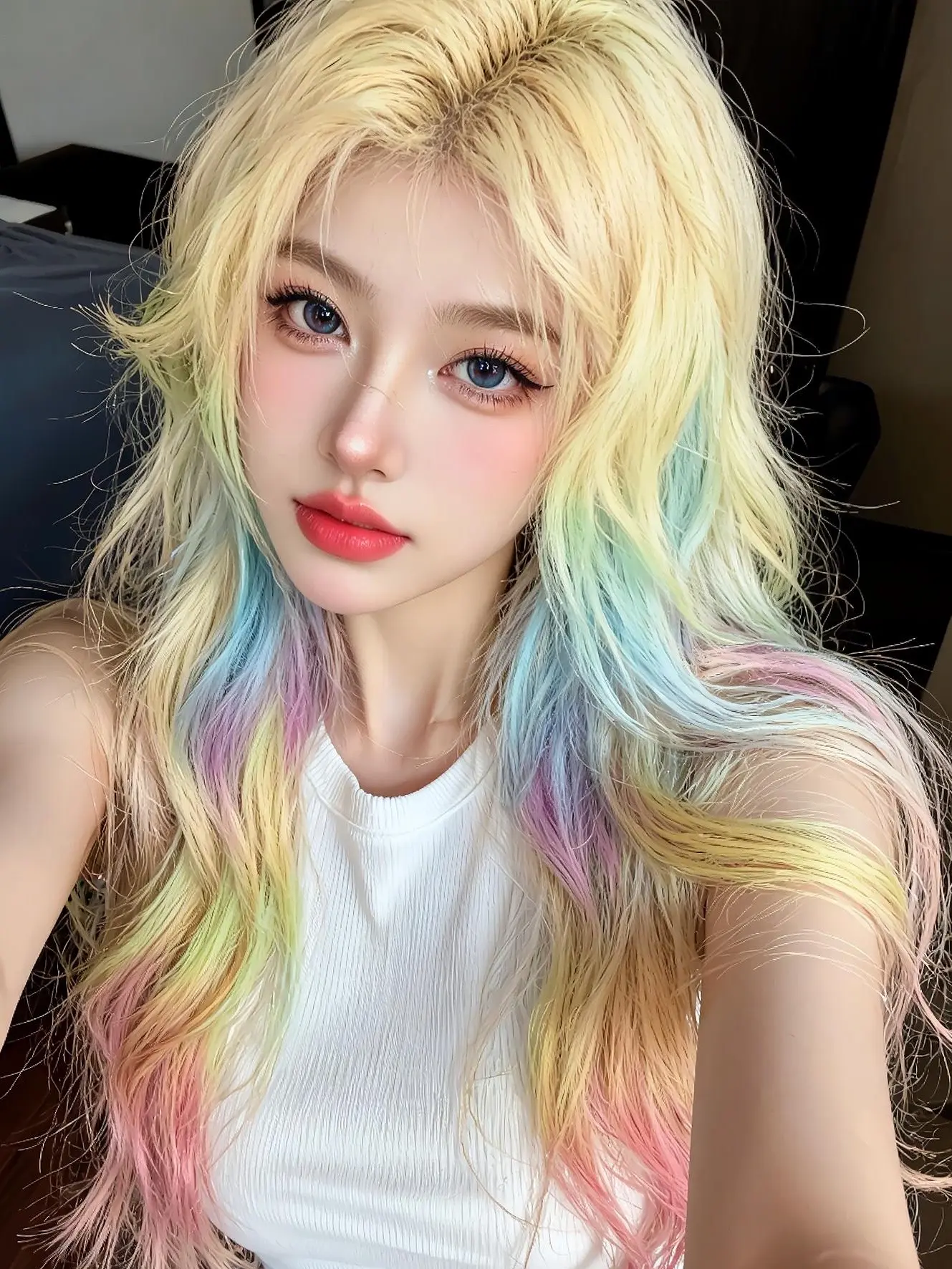里的我，犹如五彩斑斓的彩虹！