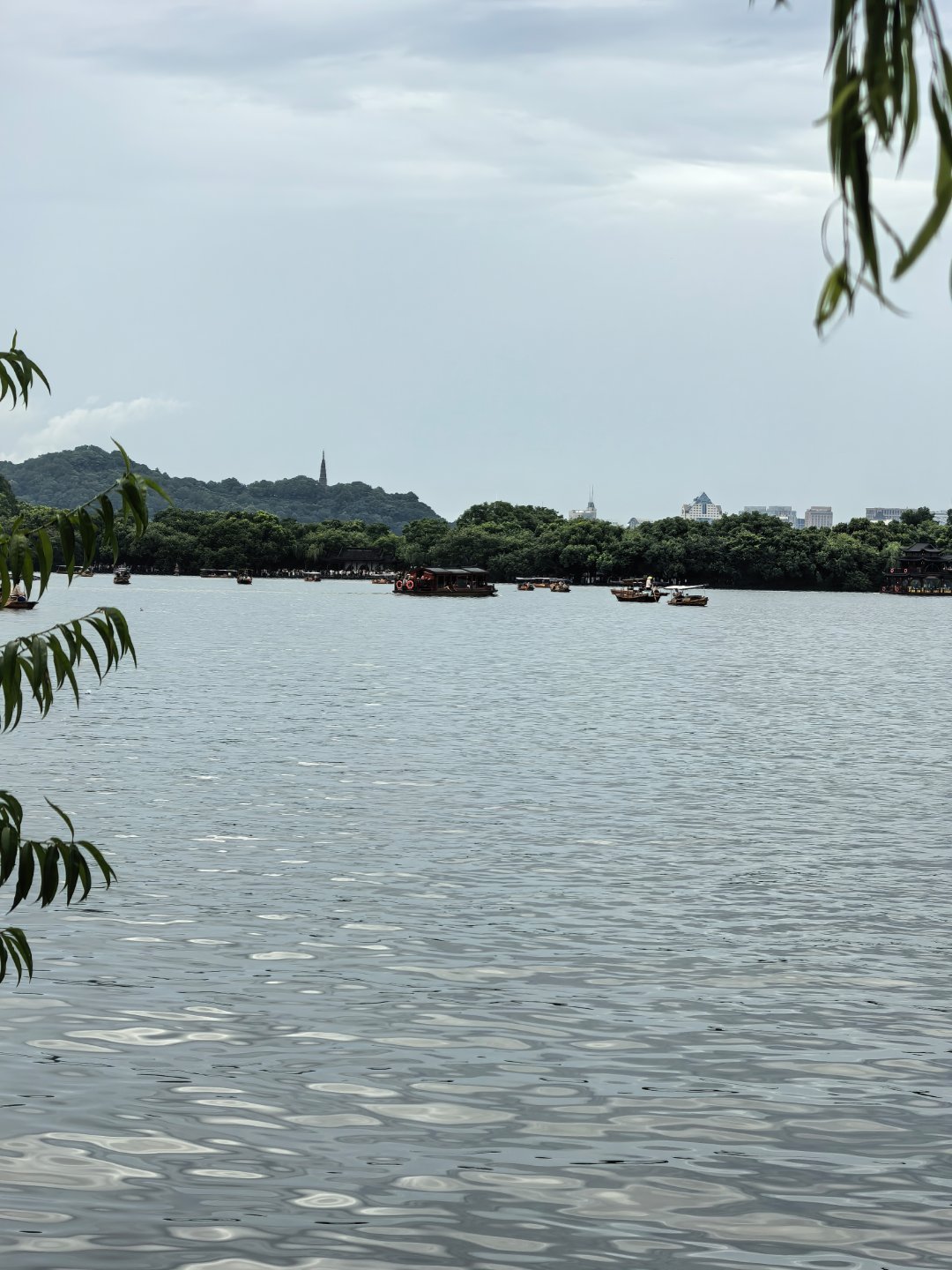保俶山即宝石山，位于杭州西湖北岸，因山体由火成岩中的流纹岩和凝灰岩构成，含氧化铁