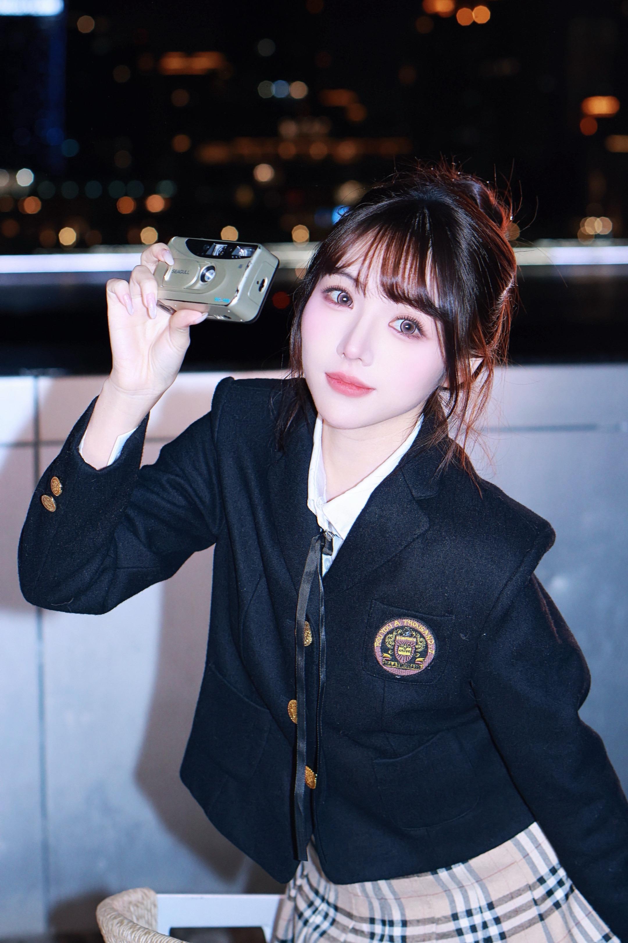 学院风穿搭 jk制服女孩 日系写真 日系拍照 甜辣妹