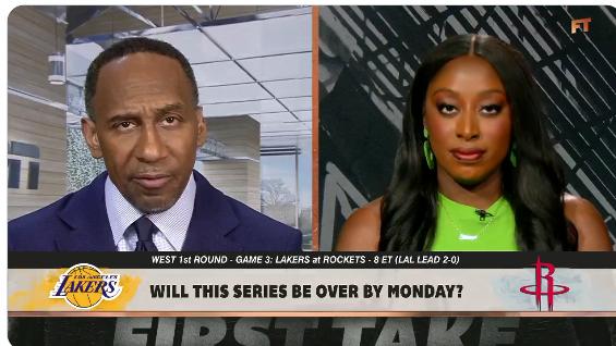 斯玛特赛后谈为何在第四节最后时刻传给詹姆斯让他投的原因。
   斯玛特说：“这就