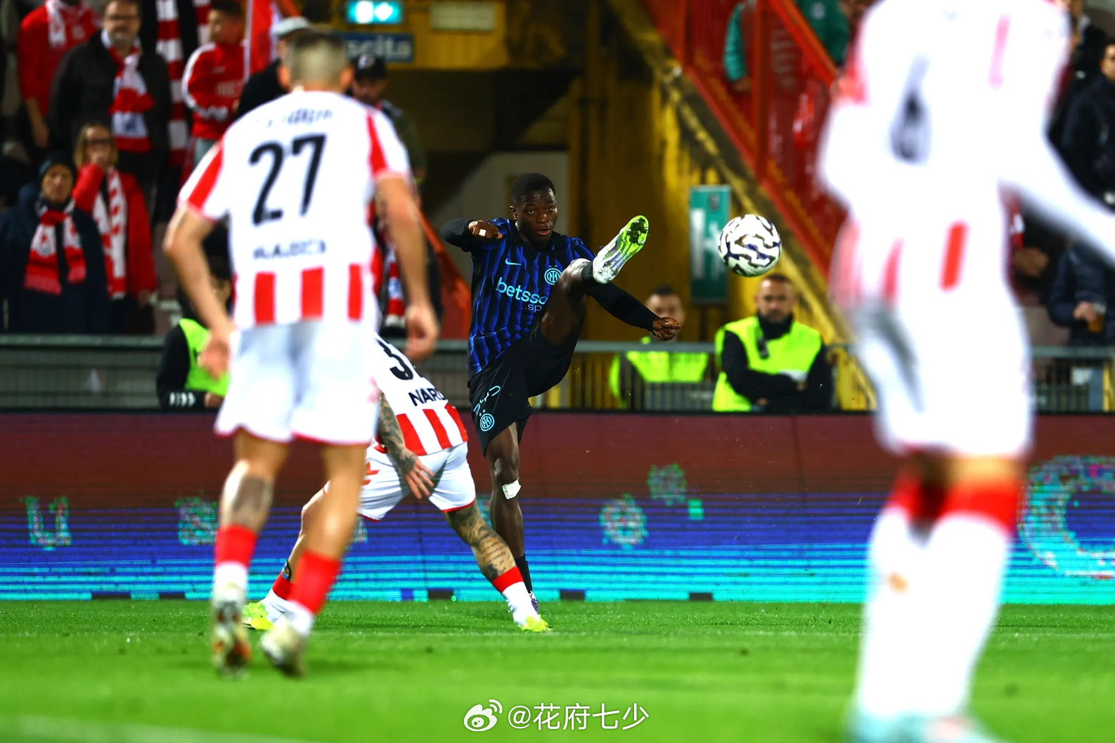 韦基执教的U23梯队联赛第32轮客场1比2维琴察，卡马特扳回一球。。阵容（352