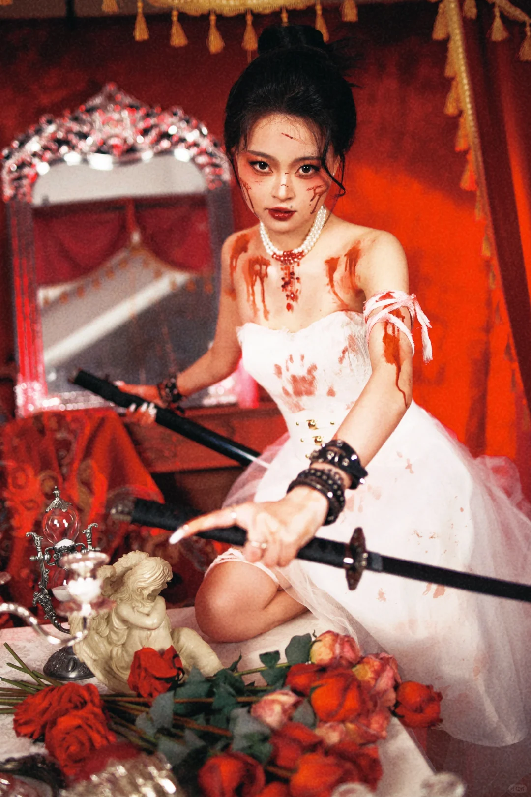 杀死比尔暴力美学|暗黑病娇杀手新娘写真|客