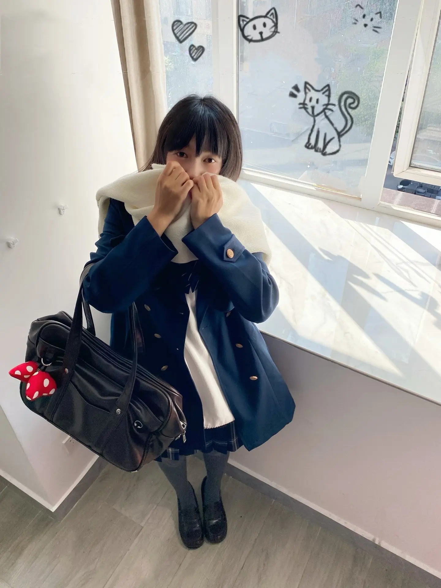 发誓今年冬天一定穿得有个人样jk日常秋冬穿搭