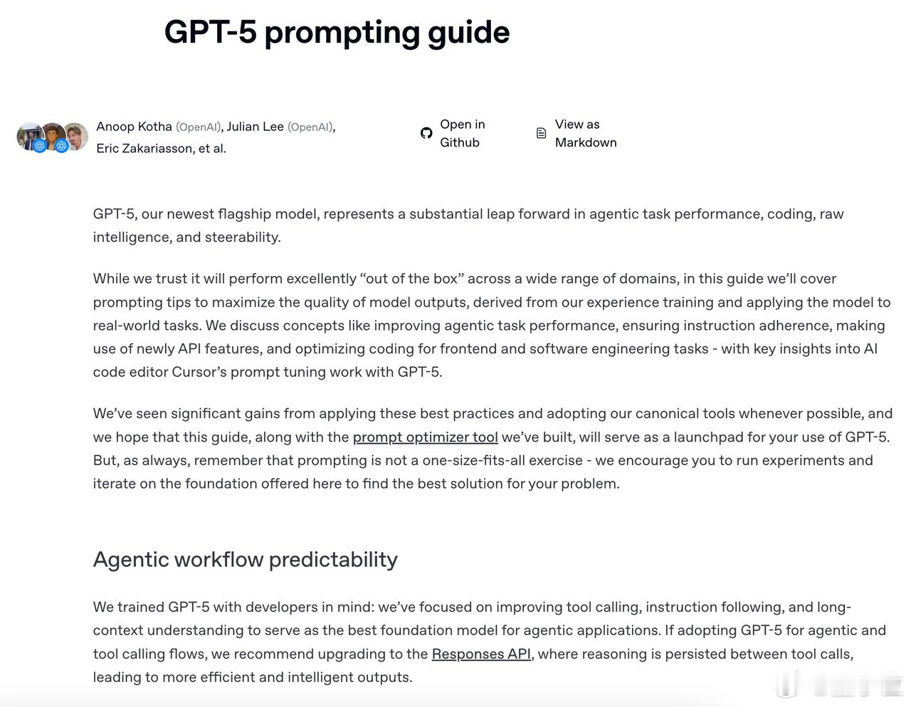 GPT5官方Prompt指南OpenAI手把手教你用GPT5OpenAI官方写的