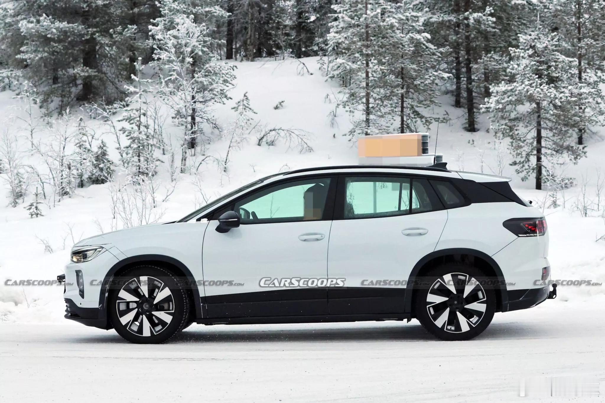 名车志谍照 【实体按键回归，大众改款 ID.4 测试曝光】大众ID.4迎来重大改