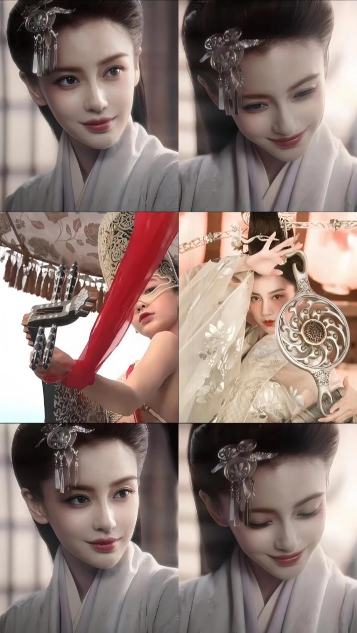 画卷般的美人。美人惊鸿一瞥美