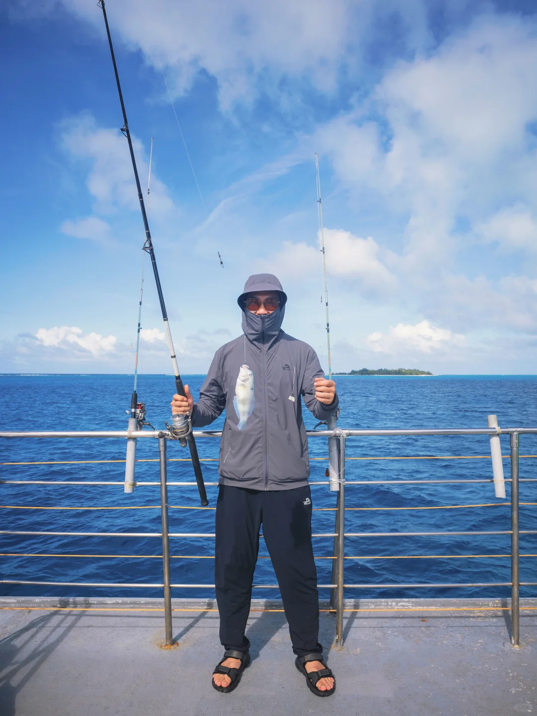 塞班海钓才是真海钓🎣真给我钓到鱼了🐠