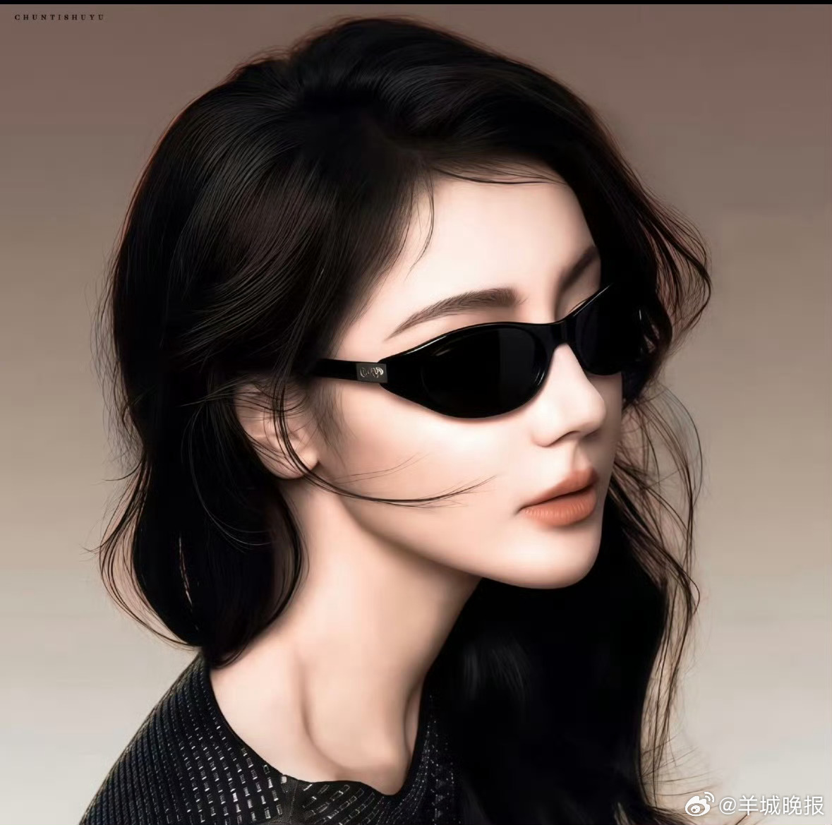 【分享内娱女星飒爽黑色墨镜照】黑色墨镜加持之下，内娱女星纷纷解锁冷感飒爽格调，利