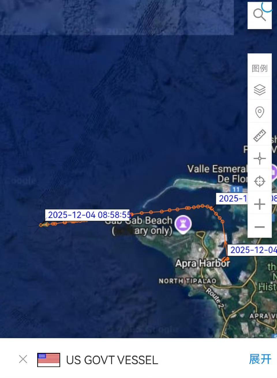 12月4号，美国海军华盛顿号航母(CVN-73)与米利厄斯号驱逐舰(DDG-69
