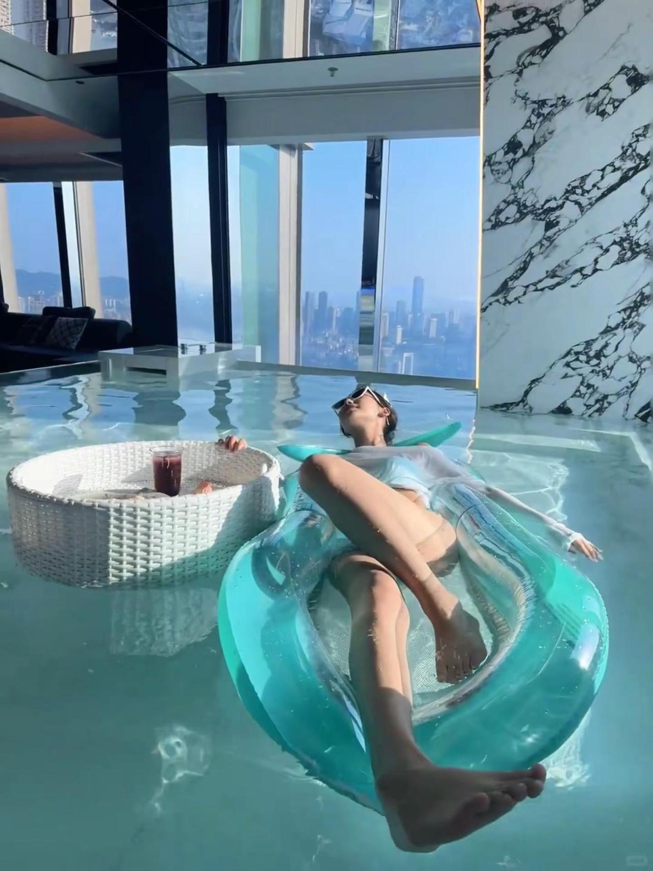 这家杭州新开的高空酒店氛围感真的美哭我了 杭州酒店 杭州梵初设计师酒店