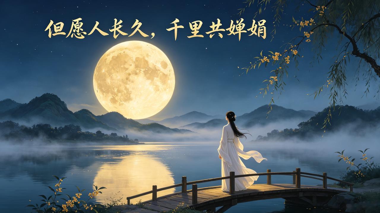 用一句诗词话中秋，我想，很多人都会想起苏轼“但愿人长久 千里共婵娟”这千古名句。