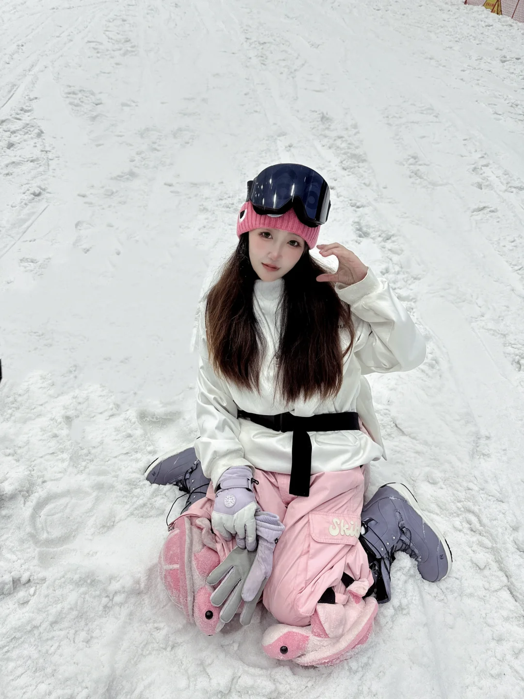 今天是滑雪版🏂快乐小狗