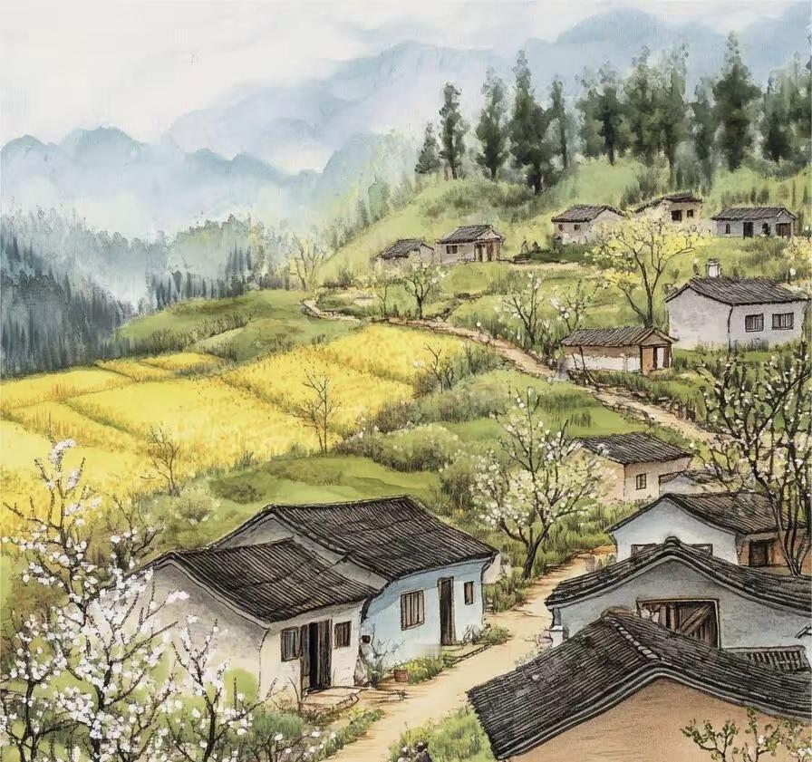 《长相思.闲人》
树满花，草漫花。
庭院闲人听落花。清泉煮沸茶。
迎朝霞，送晚霞