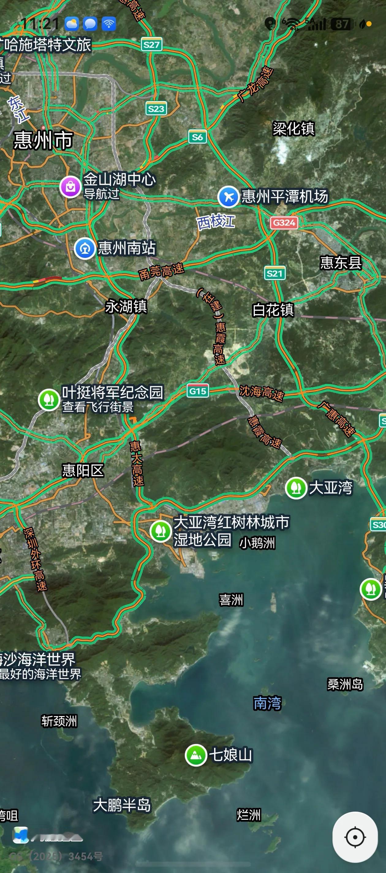 很多人说，惠州市政府，应该选择在惠阳靠海的地方。不应该选择在现在的江北。
大家想