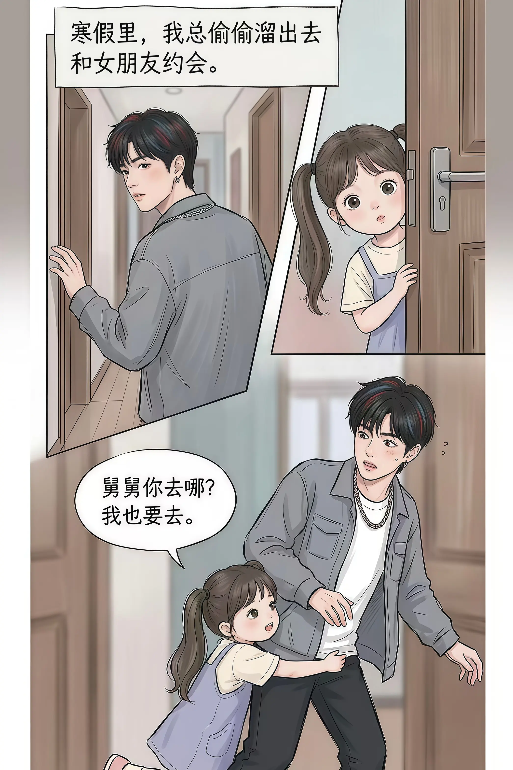 我的地下恋情，栽在小外甥女手里。