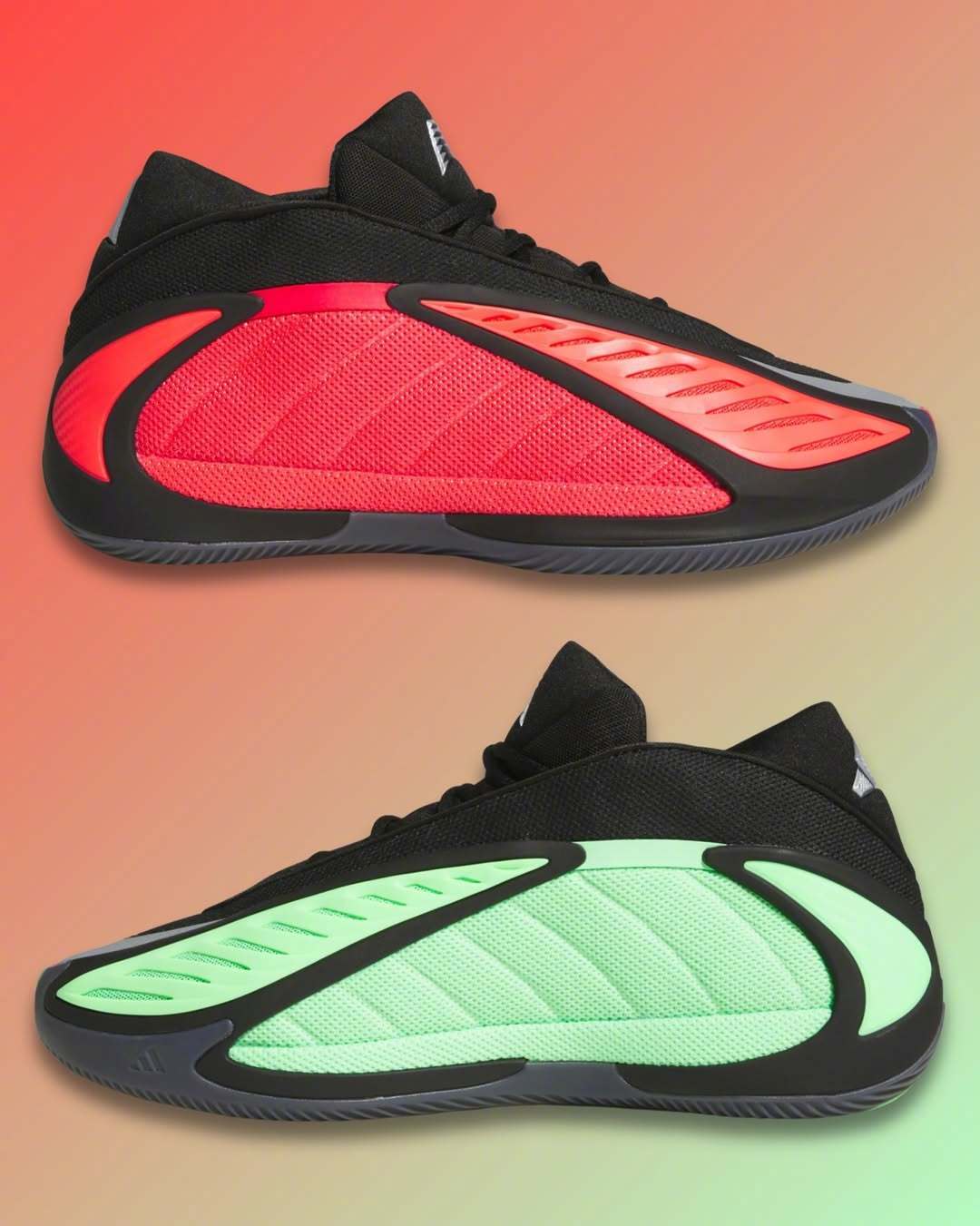 adidas AE 2「Christmas」华子二代「圣诞」配色，采用外侧红内侧