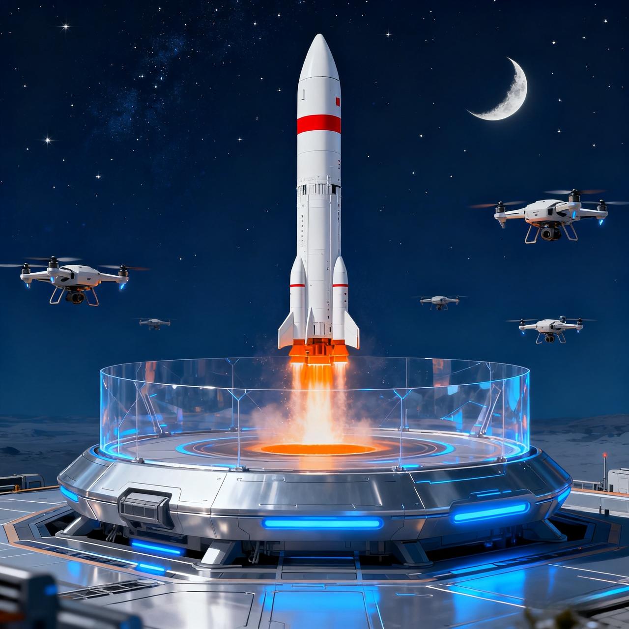 12月3日，朱雀三号遥一运载火箭在东风商业航天创新试验区发射升空，按程序完成了飞